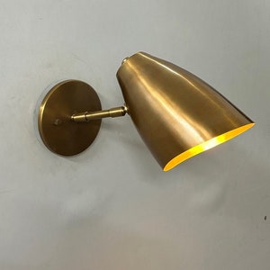 Brilliantly Crafted Brass Wall Lamp Elegance Handmade Glamour for Your Home