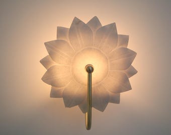 Handgemaakte messing 3-armige wandlamp: elegante huisverlichting