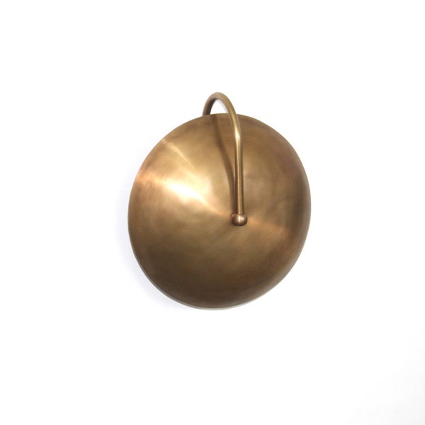 Inspired Mid Century Elegance The Brass Dish Wall Lamp Luminaire