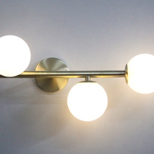 Decorative 3 Arm 3 Light Modern Brass Italian Wall Lamp Room Decor Luminaire