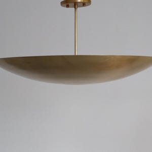 Handcrafted Brass Dish Chandelier Elegance Lighting for Your Space
