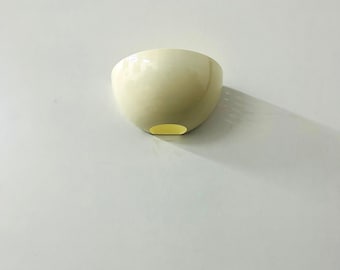 Cream Dome Wall Sconce, Modern Minimalist Mid Century Wall Light