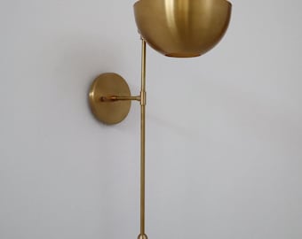 Luxury Lighting Brass Wall Sconce, 8 x 21 x 14 Inch Fixture