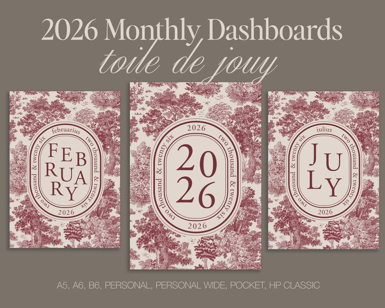 2026 Planner Dashboard