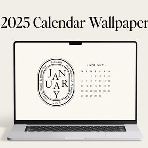 2025 Wallpaper Wallpaper Kalender | Neutral