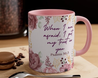 2024 Englisch Yeartext Tasse | JW YT Becher | JW Becher | jw Geschenke | Psalm 56: 3 YearText Tasse | Geschenk für Pionier | Schwester Geschenk