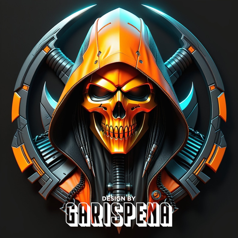 Orange Reaper Twitch Badges