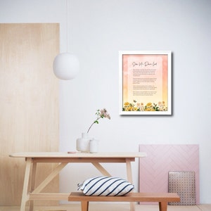 Slow Me Down, Lord Poem (digital Download) - Religious Inspiration