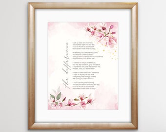 Slow Me Down, Lord Poem digital Download Religious Inspiration