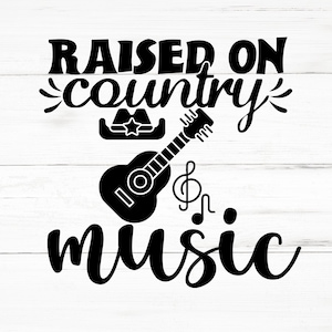 Musique country SVG, musique country PNG, fichiers de conception de musique country, lot de musique country