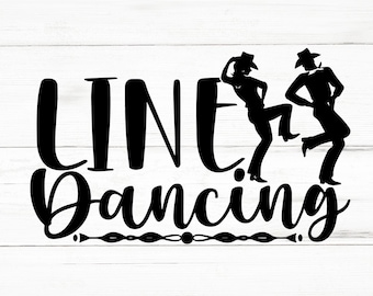 Line Dancing SVG, Line Dancing PNG, Line Dancing Design Files, Line Dancing Bundle, Line Dancing Designs