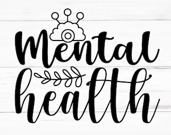 SVG de salud mental, PNG de salud mental, archivos de diseño de salud mental, paquete de salud mental, diseños de salud mental