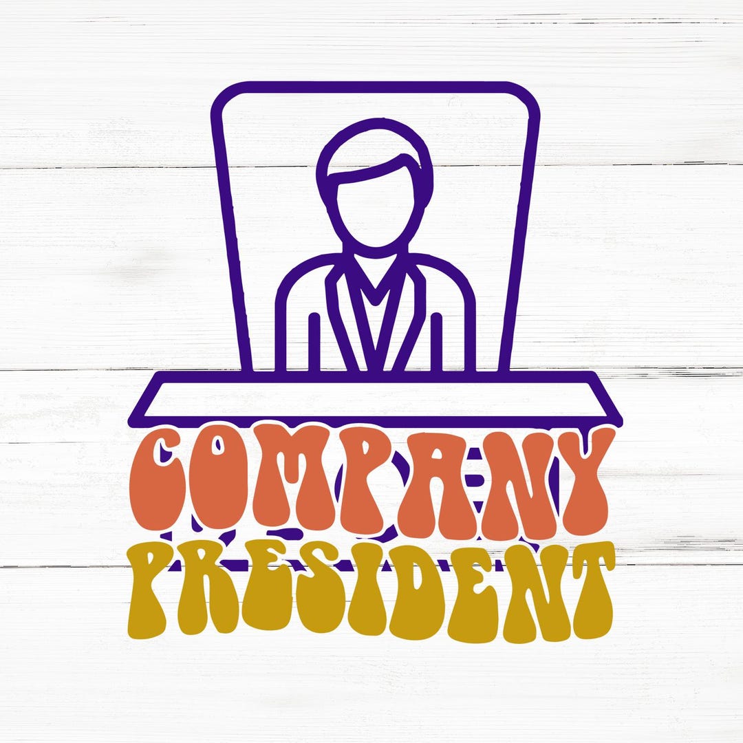 Company President SVG, Company President PNG, Company President Design ...