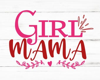 SVG de mamá niña, PNG de mamá niña, archivos de diseño de mamá niña, paquete de mamá niña, diseños de mamá niña