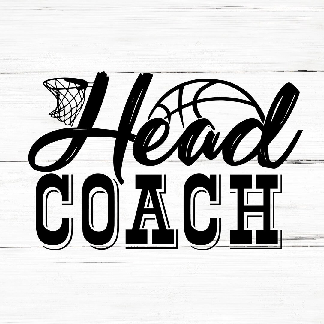 Head Coach Vector Head Coach SVG, Head Coach PNG, Head Coach Design Files, Head Coach ...