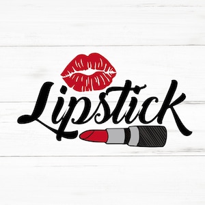 Lipstick SVG, Lipstick PNG, Lipstick Design Files, Lipstick Bundle, Lipstick Designs