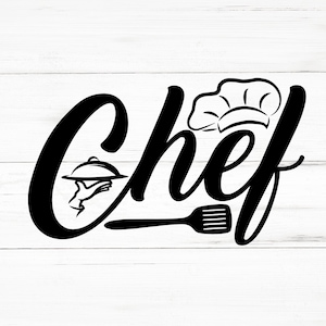 Chef SVG, Chef PNG, Chef Design Files, Chef Bundle, Chef Designs