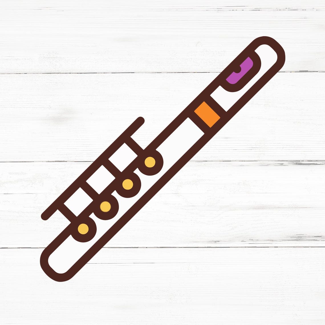 Fun Flute Designs Flute SVG, Flute PNG, Flute Design Files, Flute Bundle, Flute Designs ...