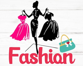Fashion SVG, Fashion PNG, Fashion Design Files, Fashion Bundle, Fashion Designs