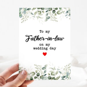 Carte pour le jour de mon mariage, carte pour le jour du mariage, carte de voeux pour le jour du mariage, carte de mariage modifiable [id: 22991370]