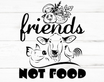 SVG de Amigos No Comida, PNG de Amigos No Comida, Archivos de Diseño de Amigos No Comida, Paquete de Amigos No Comida, Diseños de Amigos No Comida