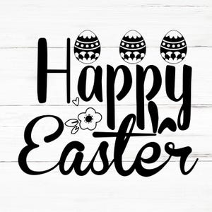 Happy Easter SVG, Happy Easter PNG, Happy Easter Design Files, Happy Easter Bundle, Happy Easter Designs