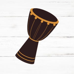 Djembe SVG, Djembe PNG, Djembe Design Files, Djembe Bundle, Djembe Designs