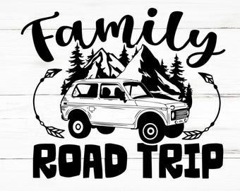 Family Road Trip SVG, Family Road Trip PNG, Family Road Trip Design Files, Family Road Trip Bundle, Family Road Trip Designs