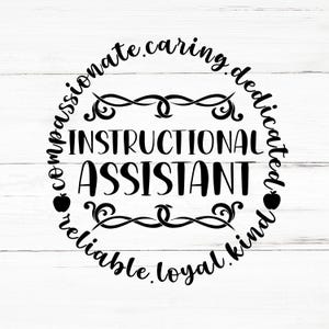 Instructional Assistant SVG, Instructional Assistant PNG, Instructional Assistant Design Files, Instructional Assistant Bundle
