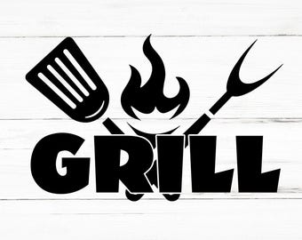 Grill SVG, Grill PNG, Arquivos de Design de Grill, Pacote de Grill, Designs de Grill