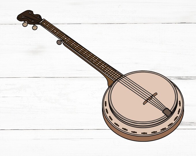 BANJO SVG, Banjo Svg Files for Cricut, Banjo Clipart, Laser Cut Files ...
