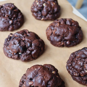 Thick Triple Chocolate Cookies | NYC Style | Thick Chunky Cookies | Gift Idea | Cookie Box | Cookie Gift Box