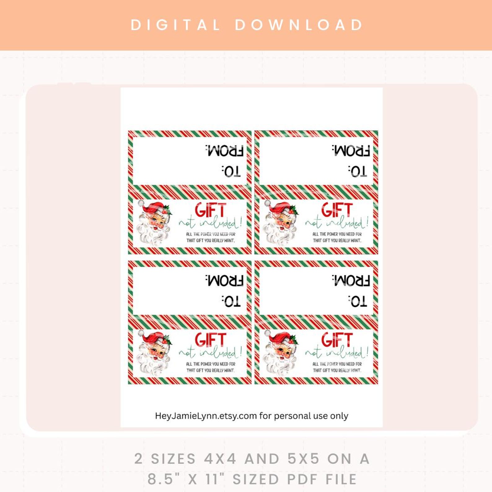 Gift Not Included Graphics Gift Not Included White Elephant Gag Gift | Stocking Stuffer | Secret ...