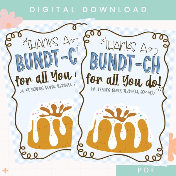 Thanks a Bundt - Etsy