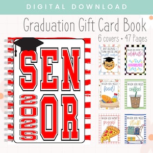 Boek middelbare school afstuderen cadeaubon | College zorgpakket |  Collegecadeau | Afdrukbaar cadeaubonboek | Schoolcadeau voor kinderen van ouders