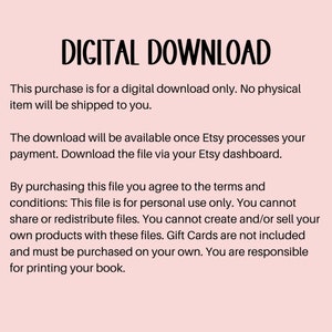 Printable Teen Girl Gift Card Book | Teenage Girl Birthday Gift | Girl ...