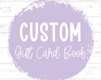Mini Booklet Multiple Gift Card Holder: Birthday, Shower, Christmas,  Graduation, Handmade Gift Card Holder, Handmade Trending Gift Card Book 