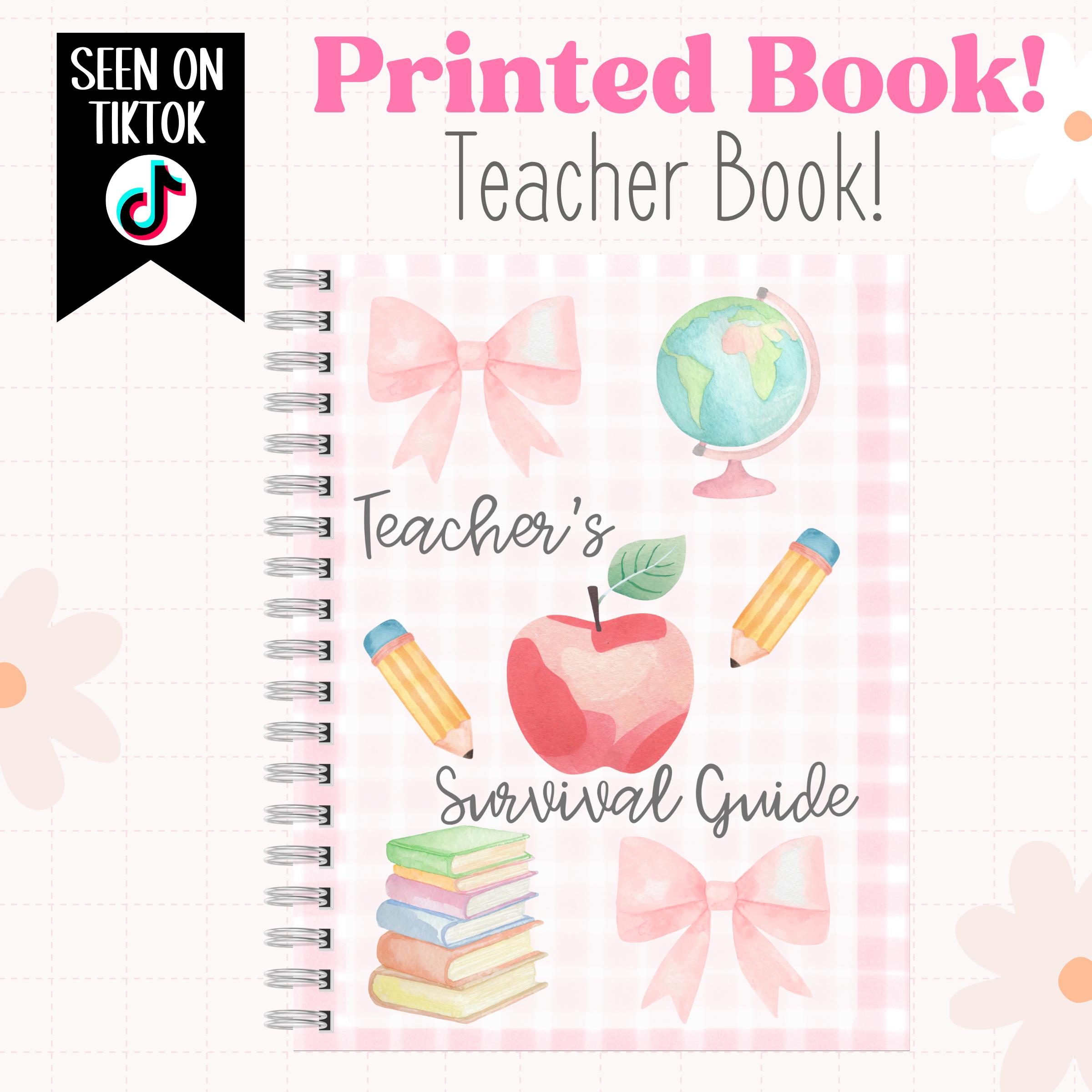 Printed Teacher Gift Card Book Teacher Appreciation Gift Teacher Birthday Teacher Christmas If You Give a Teacher a Cookie