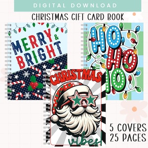 Afdrukbaar grappig kerstcadeaukaartboek | College-cadeaubon Fotoalbumpagina's | Afstudeercadeau | College drop-off cadeau
