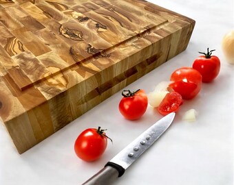 Tablero de mosaico de madera de olivo | Regalo original de boda o aniversario | utensilios y accesorios ecológicos para el hogar