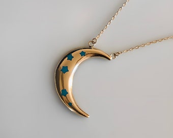 【STONEHENgE】DAL〜14K Two Crescent Moons Necklace SA24A63T STONEHENgE】DAL〜14K Two Crescent Moons Necklace SA24A63T