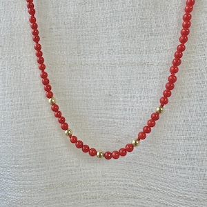 イタリア産 18K珊瑚ペンダントトップ PT900/K18 珊瑚ペンダントトップ