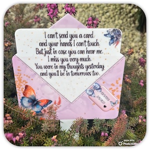Personalised Letter Grave Marker/Stake