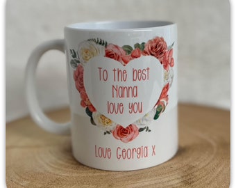 Personalised Double sided 11oz Ceramic Mug