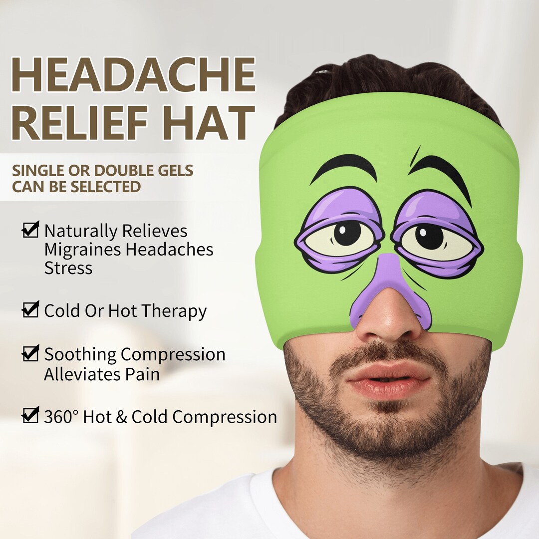 Goofy Eyes Ice Head Wrap Etsy