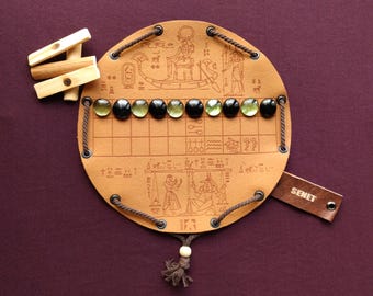 SENET - 古代エジプトのファラオのボードゲーム。戦略的、古典的