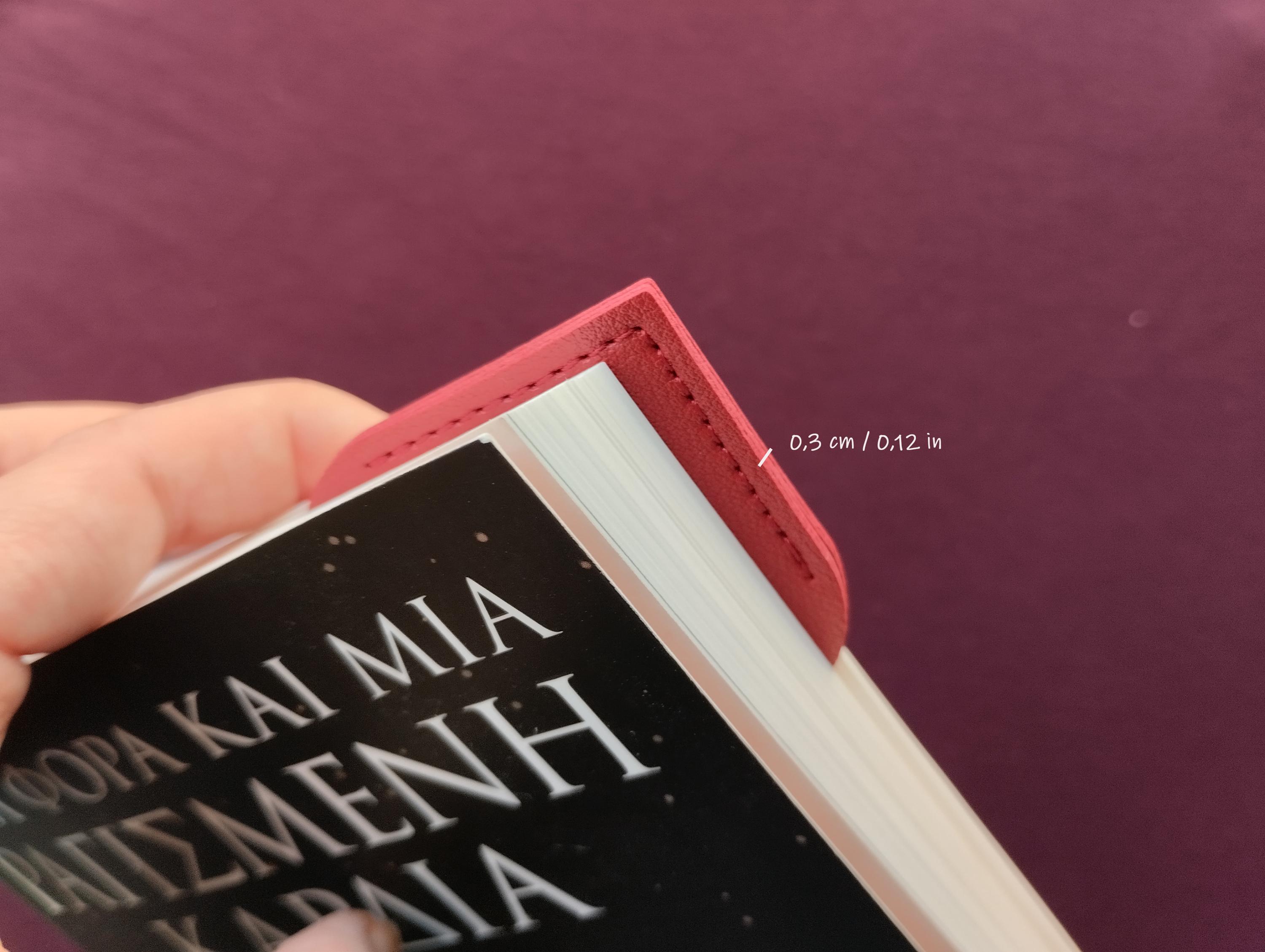 Leather Heart Shaped Page Corner Bookmark - Etsy