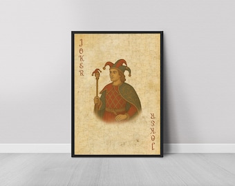 ジョーカーアート ジョーカーカード トランプアート オリジナル 男の