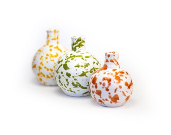 Splatter pottery Oil/water jug. Potion bottle shaped 500ml / 370ml / 250 ml