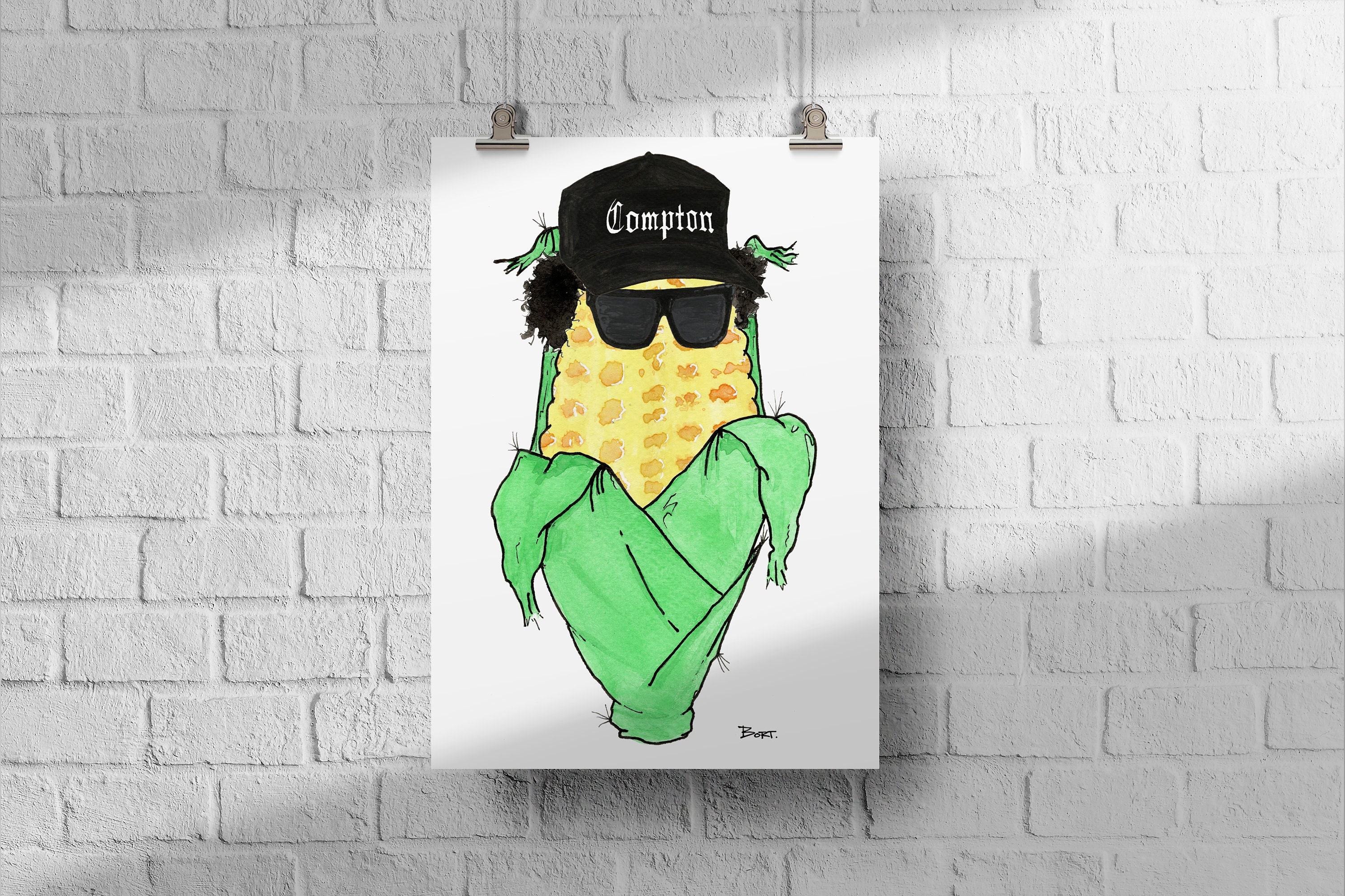 Eazy-e NWA Rap Hip Hop Limited Edition Hand Signed/numbered Art Sketch  Giclee Prints -  Finland